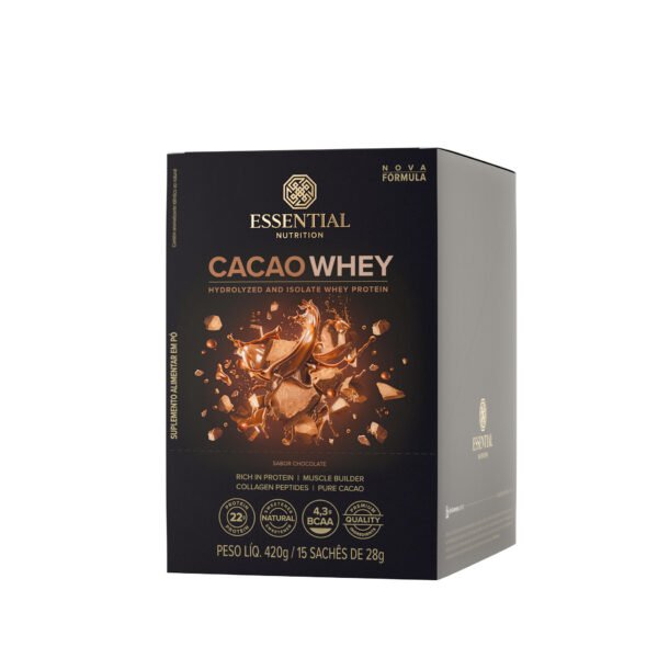 CACAO WHEY DISPLAY 420G/15DS ESSENTIAL