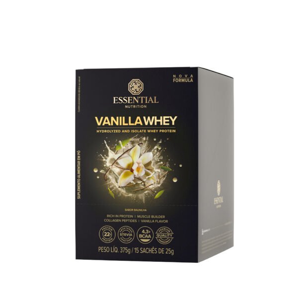 Vanilla Whey Display 375G/15Ds Essential