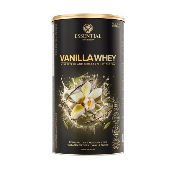 Vanilla Whey Lata 750g 30ds Essential