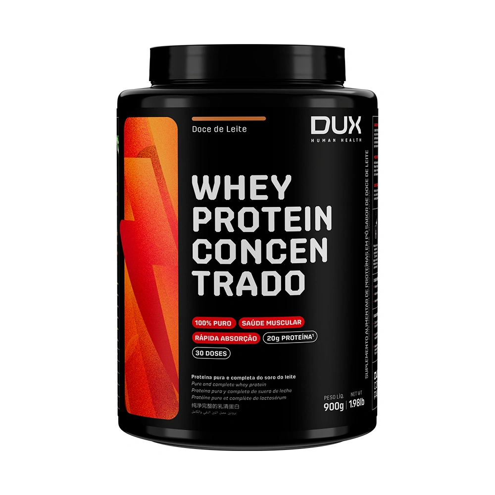 WHEY PROTEIN CONCENTRADO DUX DOCE DE LEITE 900G