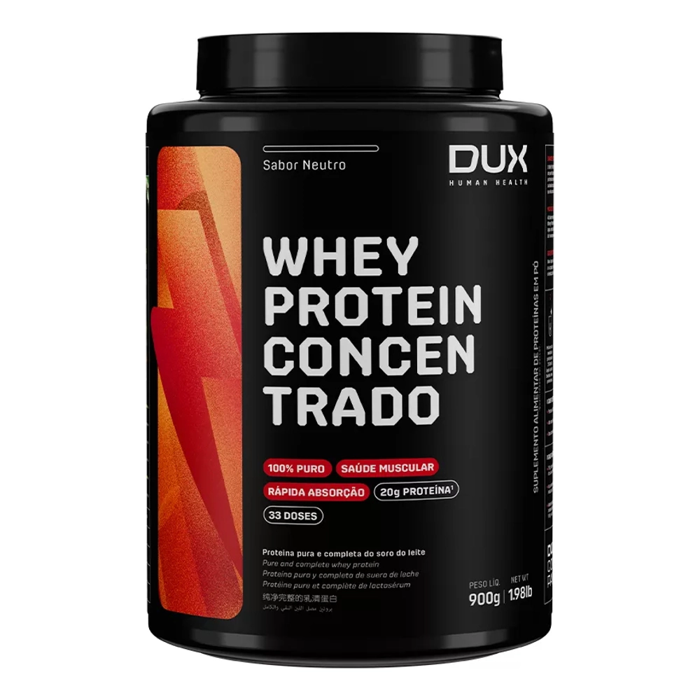 WHEY PROTEIN CONCENTRADO DUX NEUTRO 900G