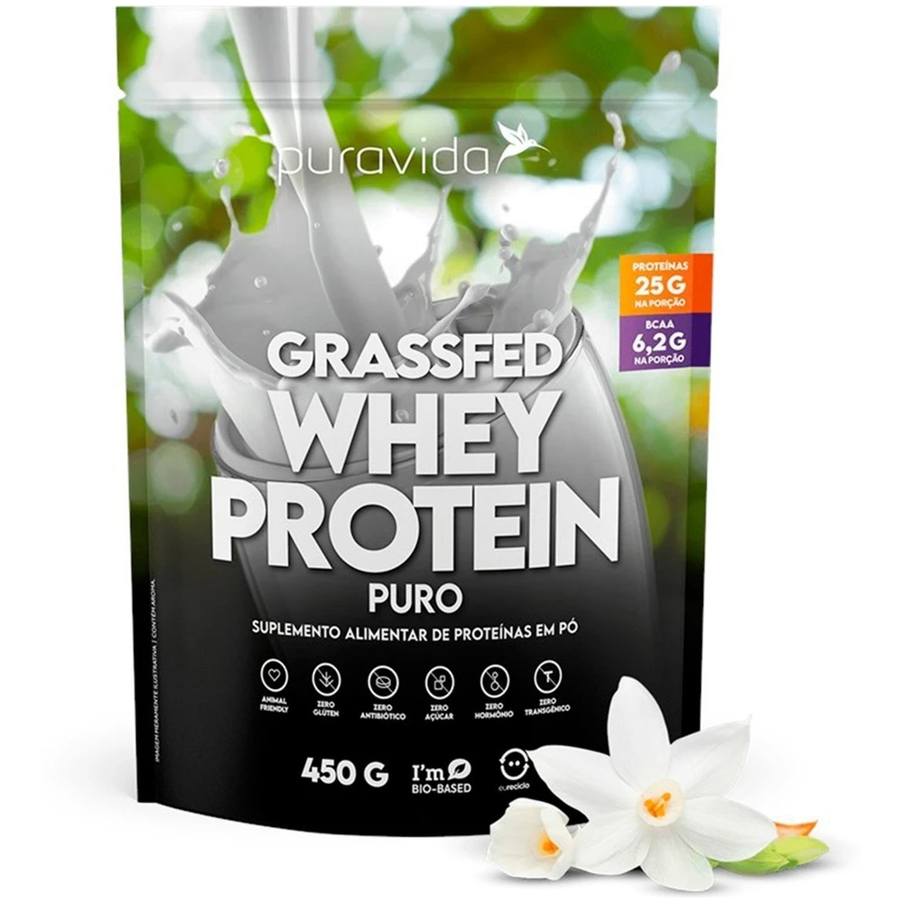GRASSFED WHEY PROTEIN NEUTRO 450G PURA VIDA